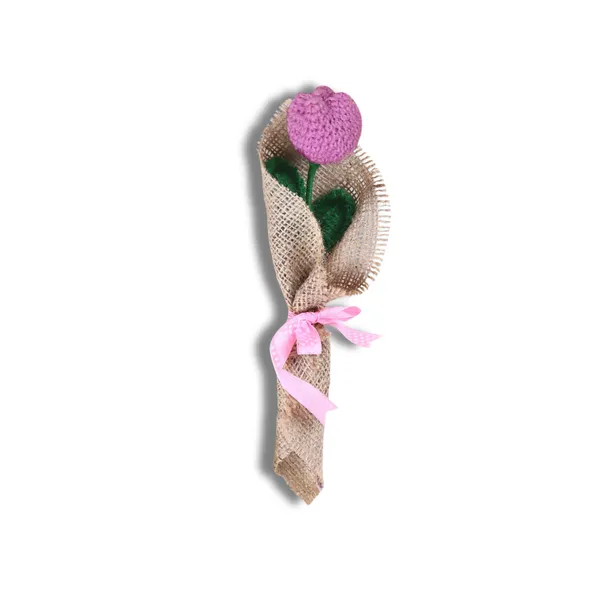 Purple_Woolen_Flower_For_Home_Decor
