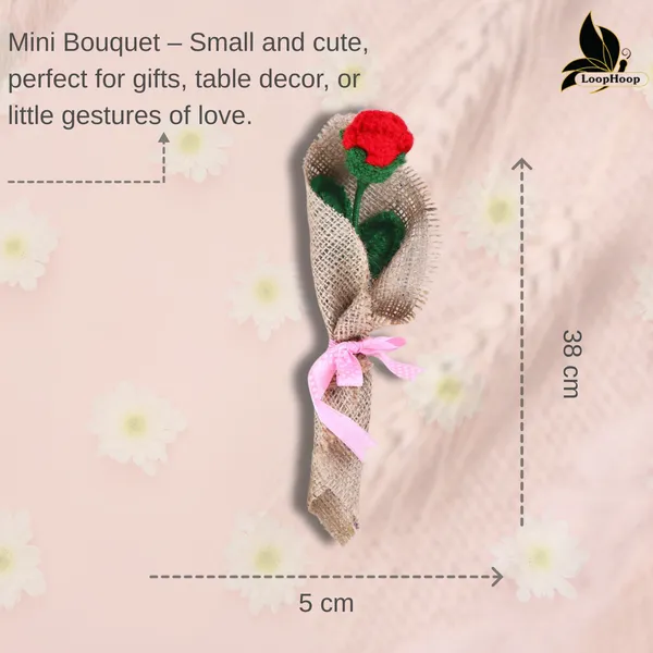 Red_Woolen_Flower_For_Home_Decor