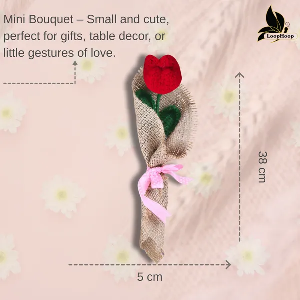 Red_Woolen_Flower_For_Home_Decor