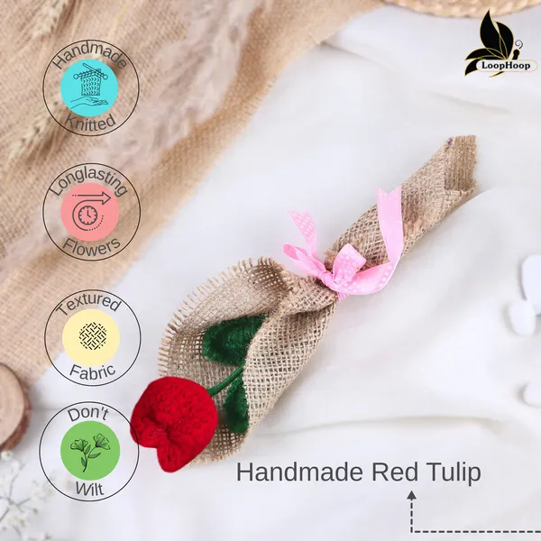 Red_Woolen_Flower_For_Home_Decor