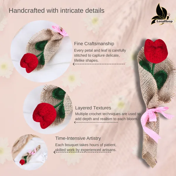Red_Woolen_Flower_For_Home_Decor