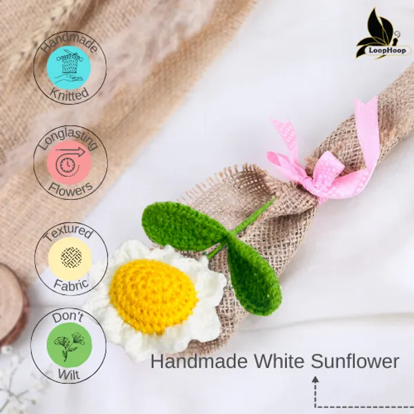 White_Woolen_Flower_For_Home_Decor