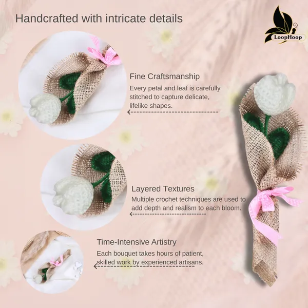 White_Woolen_Flower_For_Home_Decor