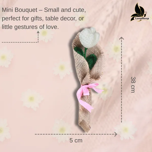 White_Woolen_Flower_For_Home_Decor