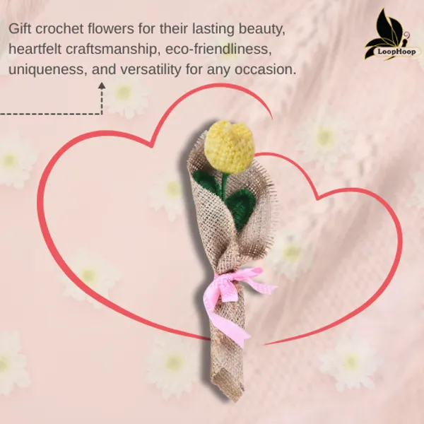 Yellow_Woolen_Flower_For_Home_Decor