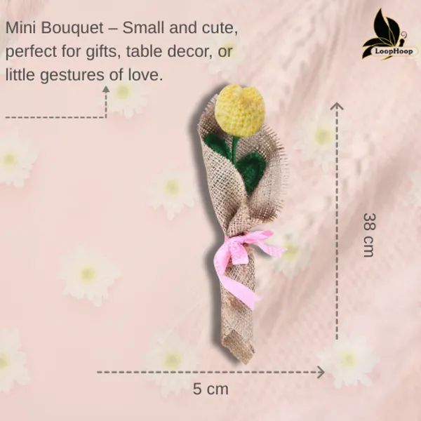 Yellow_Woolen_Flower_For_Home_Decor