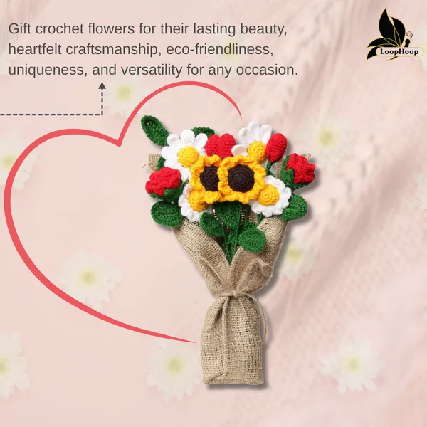 White_Woolen_Flower_For_Home_Decor