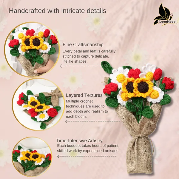 White_Woolen_Flower_For_Home_Decor