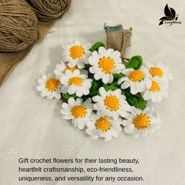 White_Woolen_Flower_For_Home_Decor
