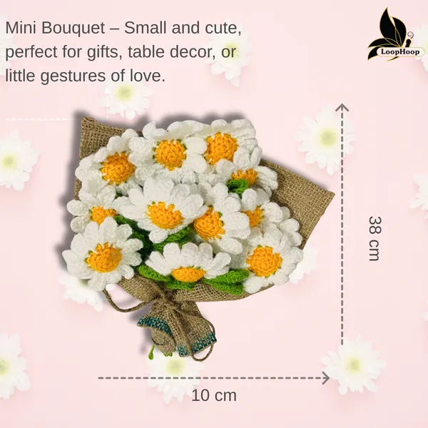 White_Woolen_Flower_For_Home_Decor