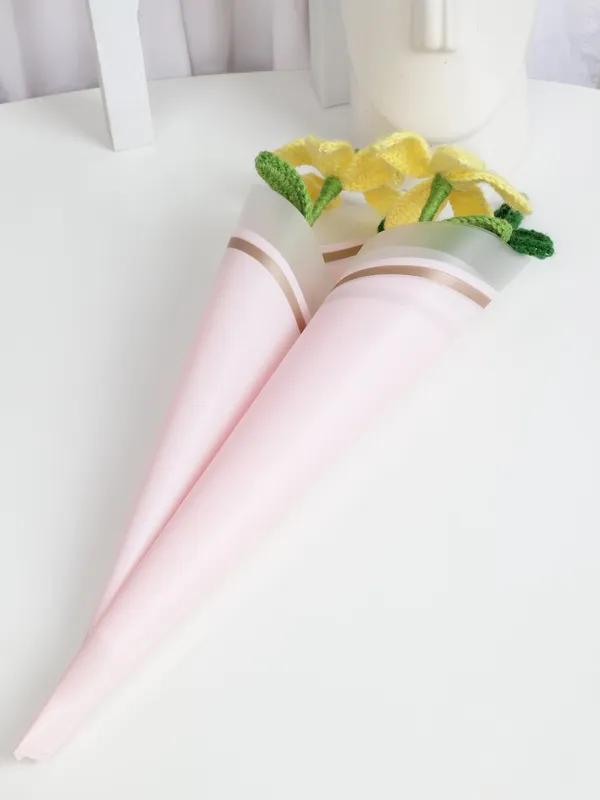 Yellow_Woolen_Flower_For_Home_Decor