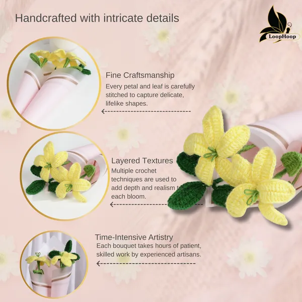 Yellow_Woolen_Flower_For_Home_Decor