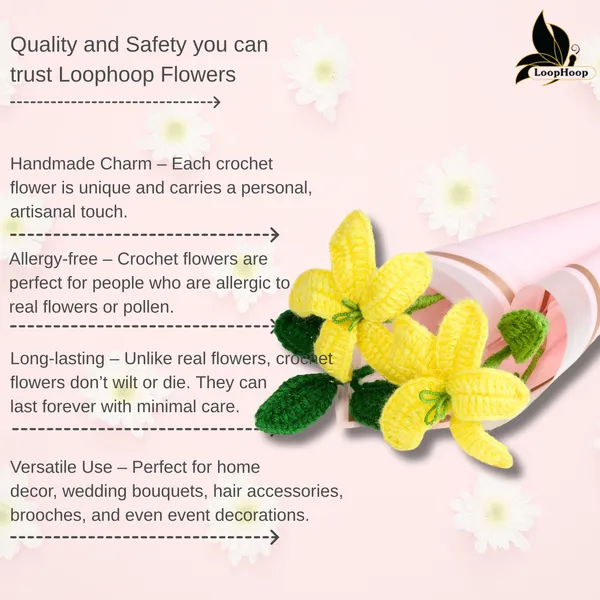 Yellow_Woolen_Flower_For_Home_Decor