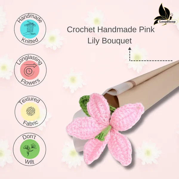 Pink_Woolen_Flower_For_Home_Decor