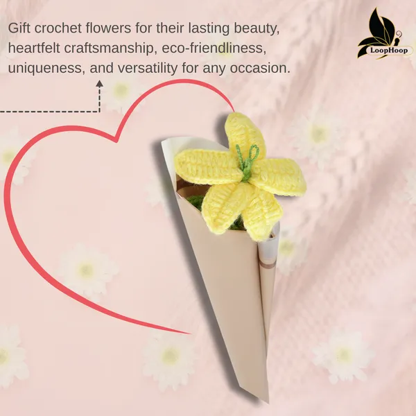 Yellow_Woolen_Flower_For_Home_Decor