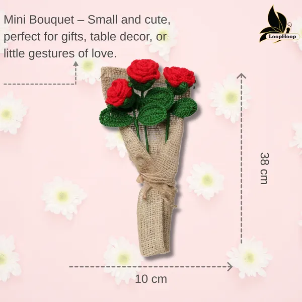 Red_Woolen_Flower_For_Home_Decor