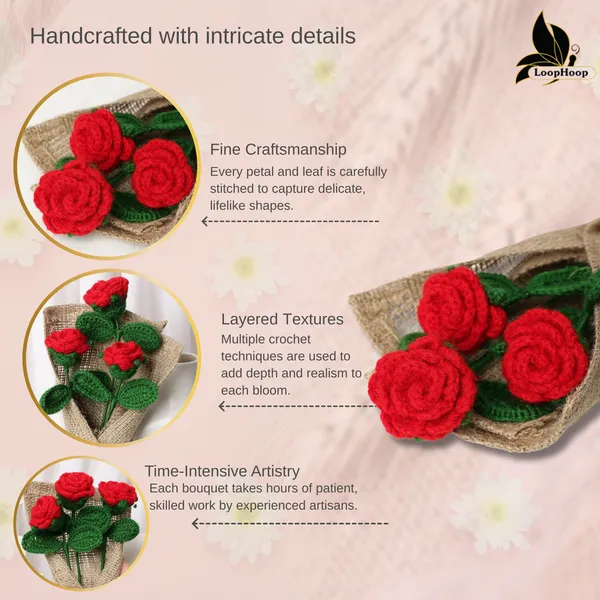 Red_Woolen_Flower_For_Home_Decor