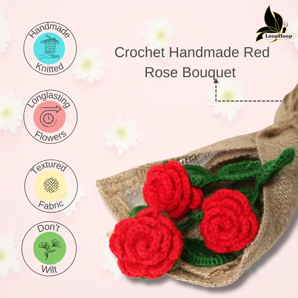 Red_Woolen_Flower_For_Home_Decor