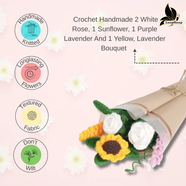 White_Woolen_Flower_For_Home_Decor