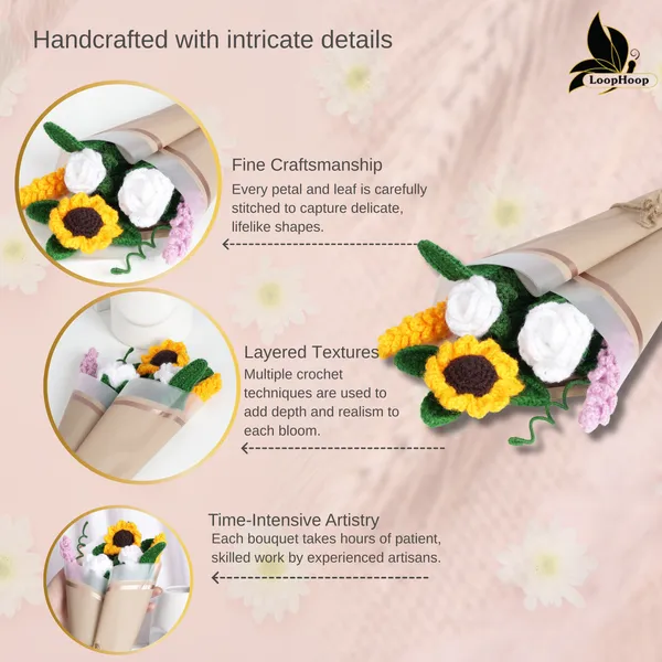 White_Woolen_Flower_For_Home_Decor