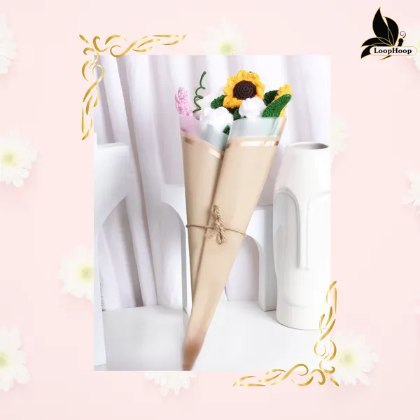 White_Woolen_Flower_For_Home_Decor