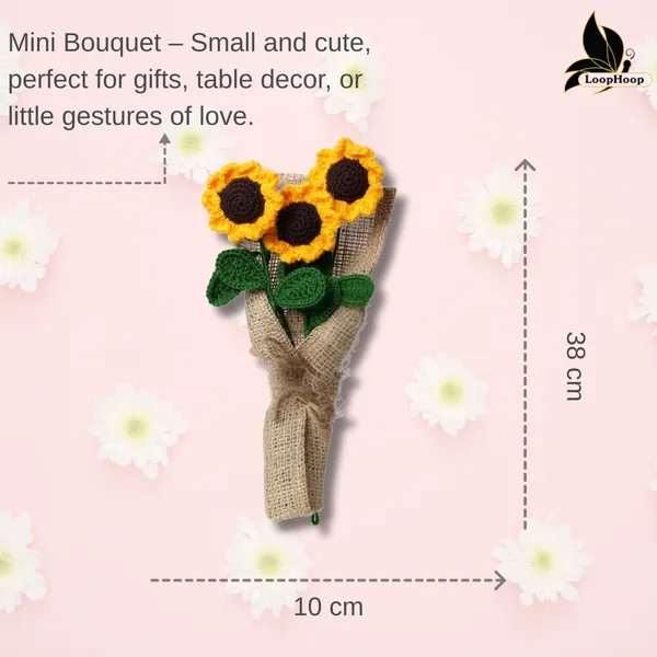 Yellow_Woolen_Soft_Handmade_Sunflower_Bouquet_For_Home_Decor_&_Decorations