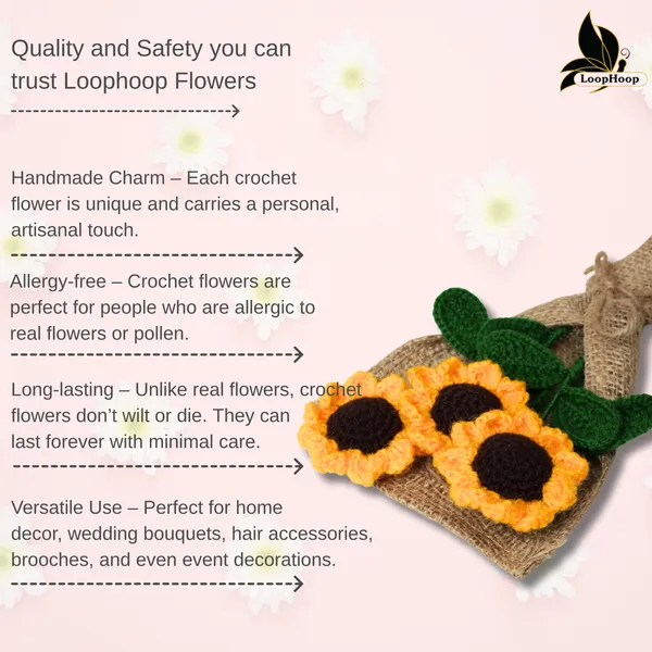 Yellow_Woolen_Soft_Handmade_Sunflower_Bouquet_For_Home_Decor_&_Decorations