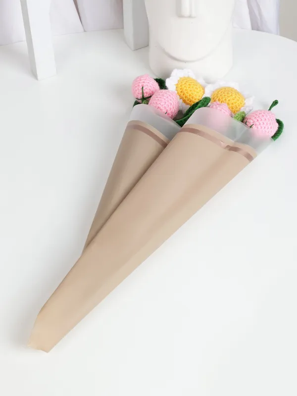 Pink_Woolen_Flower_For_Home_Decor