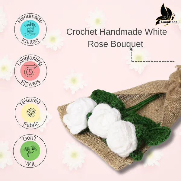 White_Woolen_Flower_For_Home_Decor