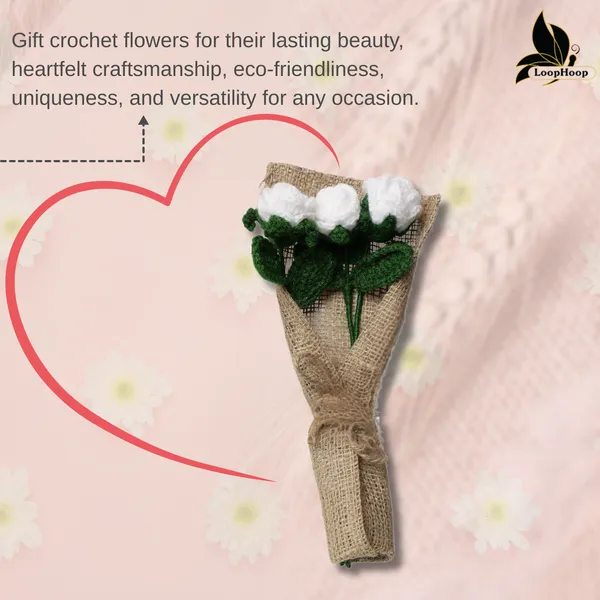 White_Woolen_Flower_For_Home_Decor