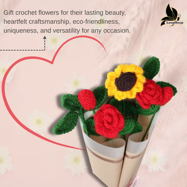 Red_Woolen_Flower_For_Home_Decor
