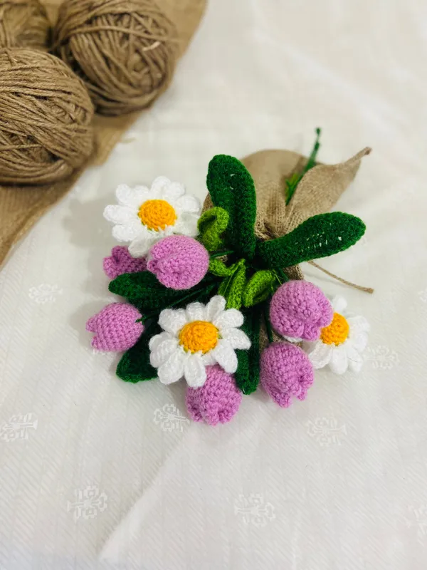 Purple_Woolen_Flowers_Home_Decor