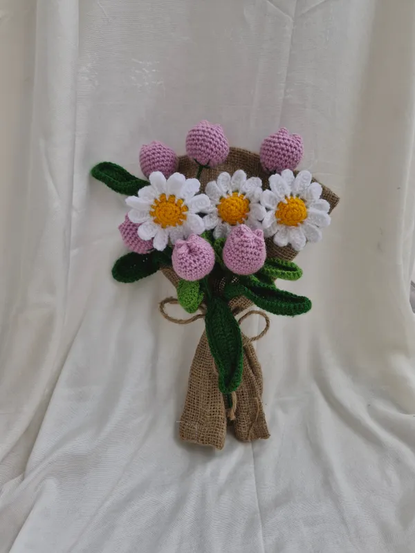 Purple_Woolen_Flowers_Home_Decor