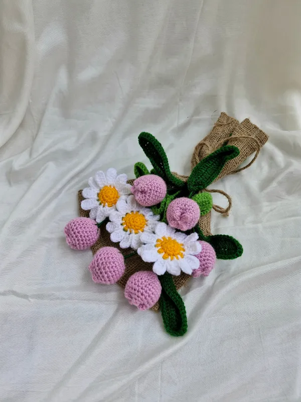 Purple_Woolen_Flowers_Home_Decor