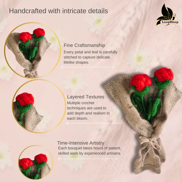 Red_Woolen_Flowers_Home_Decor