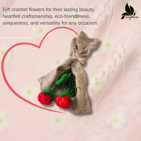 Red_Woolen_Flowers_Home_Decor