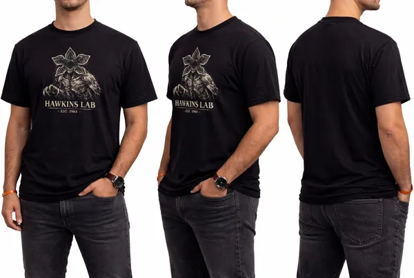 Black_And_Pink_Organic_Cotton_T_Shirt_For_Men_(Pack_Of_2)