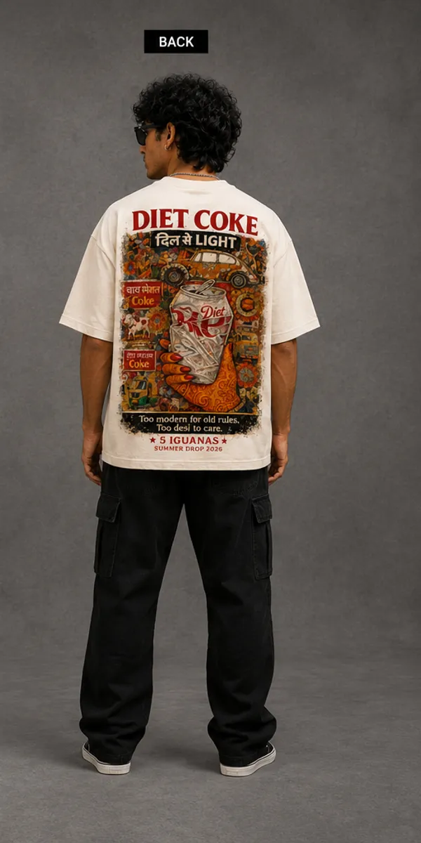 5_IGUANAS_Diet_Coke_Desi_Street_Oversized_T-Shirt