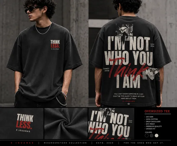 5_IGUANAS_Misunderstood_Think_Less_Oversized_T-Shirt