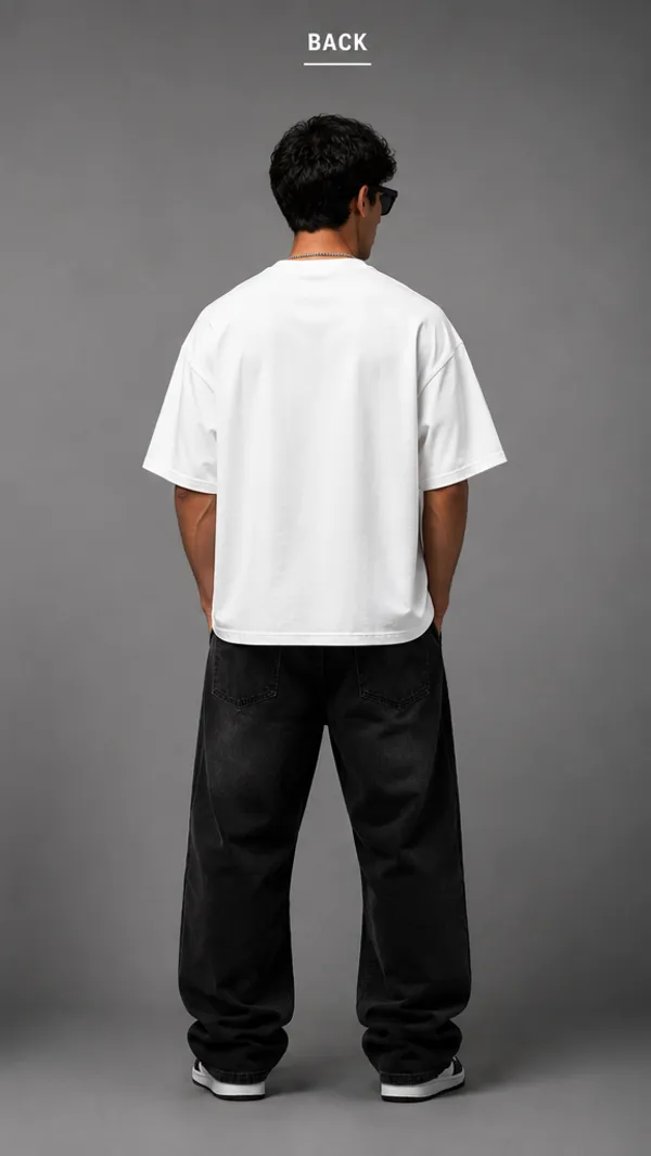 5_IGUANAS_White__Psychedelic_Llama_Oversized_T-Shirt