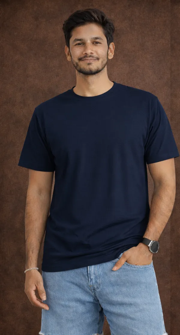 Blue_And_Green_Cotton_Blend_T_Shirt_For_Men_(Pack_Of_2)
