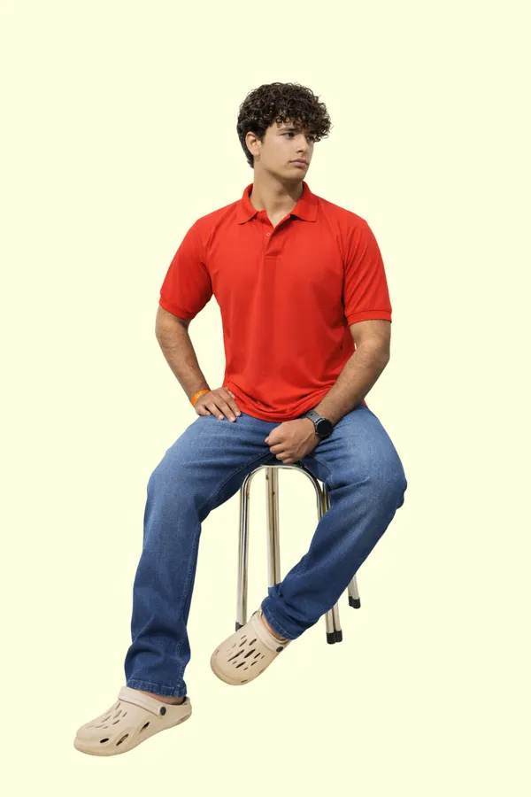 Red_Men's_Polo_Tshirt