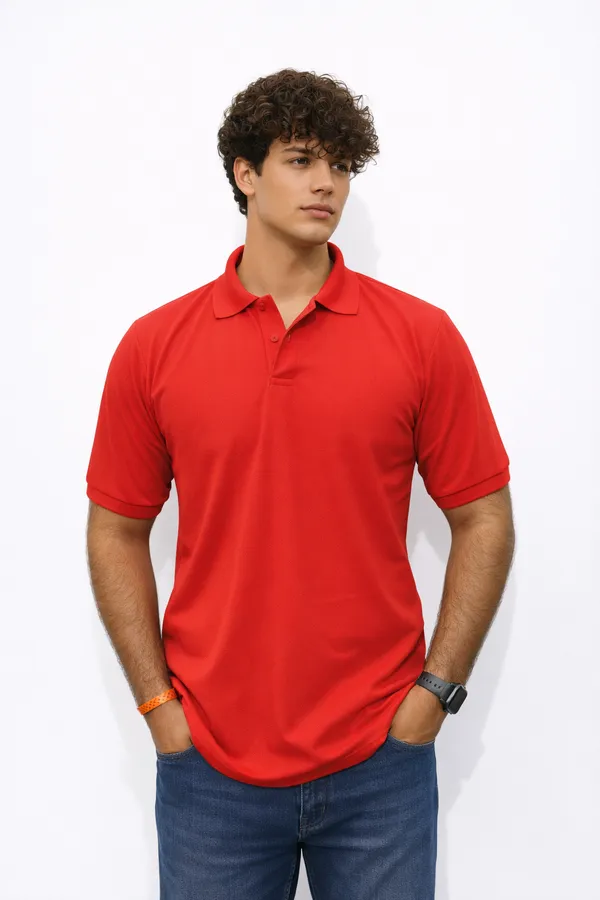 Red_Men's_Polo_Tshirt