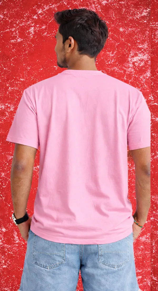 Men's_Pink_Cotton_Tshirt_For_Men