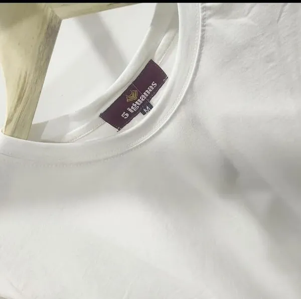White_Cotton_Blend_T_Shirt_For_Men