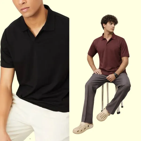 Multicolor_And_Black_Cotton_Blend_T_Shirt_For_Men_(Pack_Of_2)