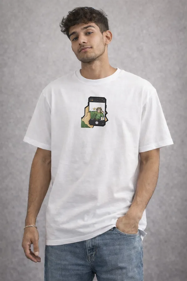 White_Cotton_Blend_T_Shirt_For_Men_(Pack_Of_2)