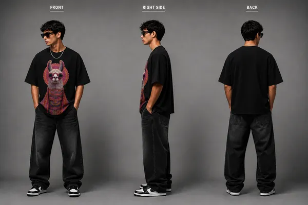 5_IGUANAS_Psychedelic_Llama_Oversized_T-Shirt