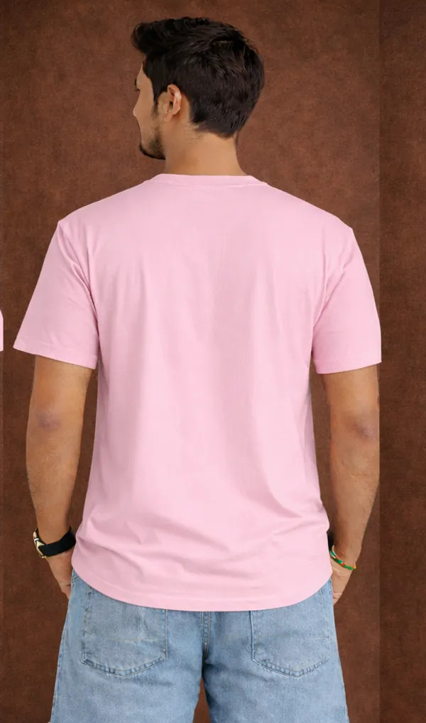 Men's_Regular_Fit_Pink_Tshirt