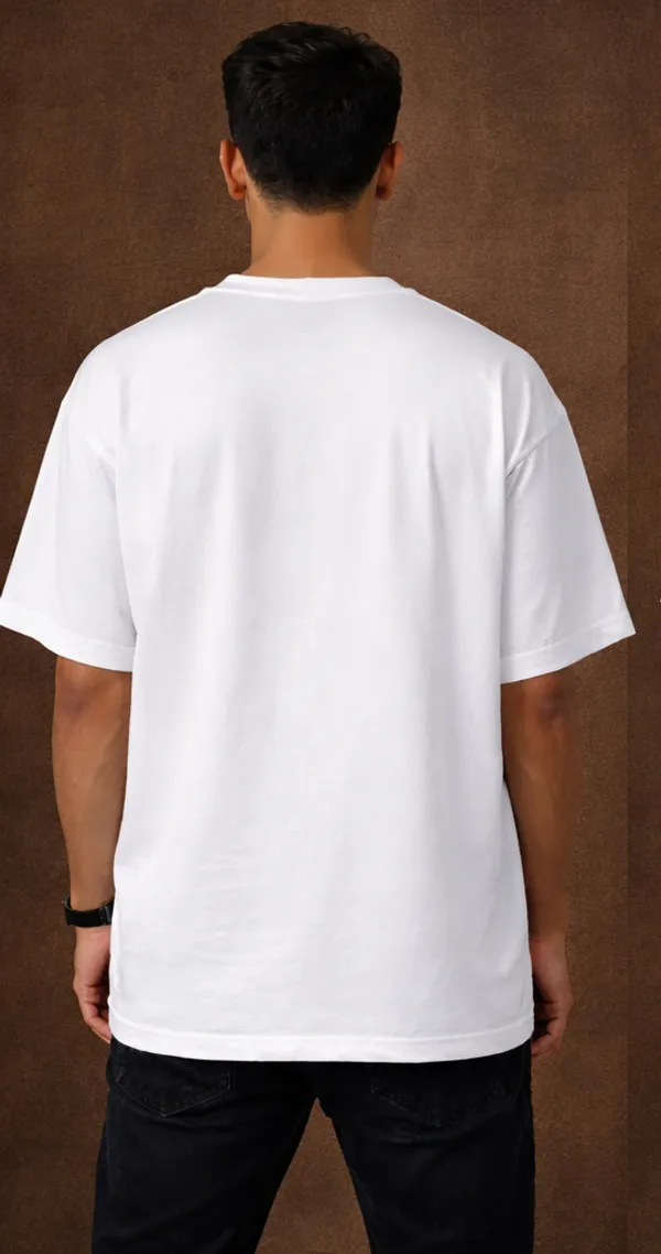 Unisex_White_Down_Shoulder_T_Shirt